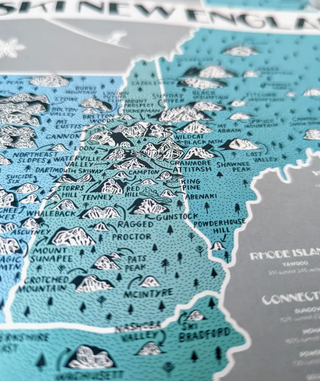 Ski New England Print - 11x14