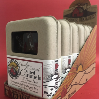 Vermont Made Dark Chocolate Covered Salted Caramels - 9 Piece