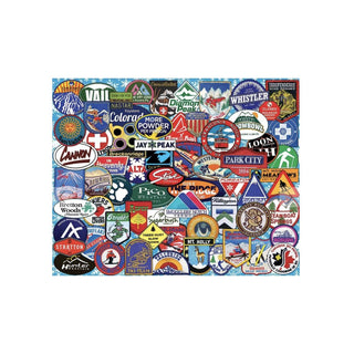 Ski Badges Puzzle - 1000 Piece