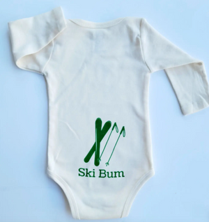 Ski Bum Long Sleeve Baby Romper