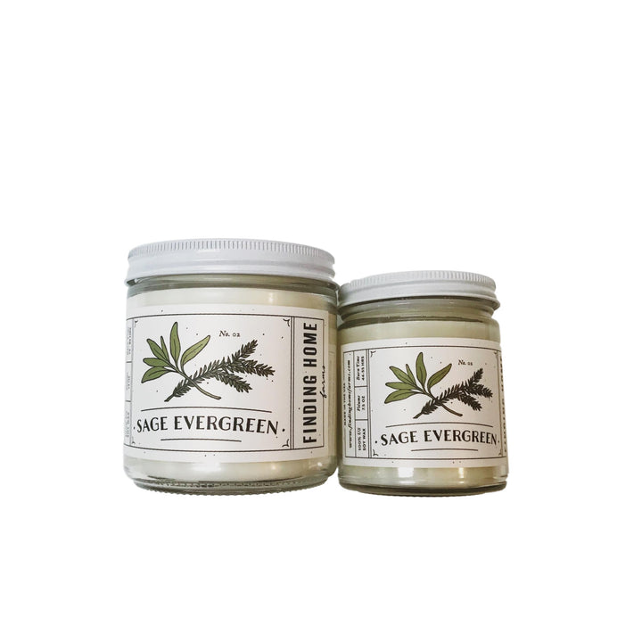 Sage Evergreen Candle