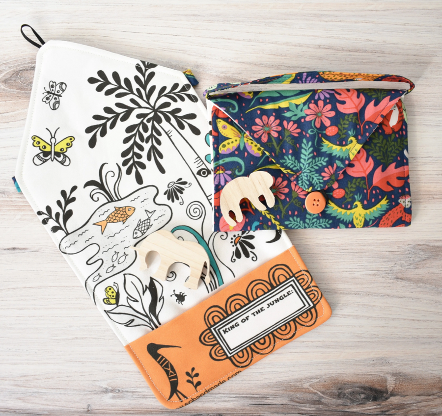 Small Tote Playmat - Jungle