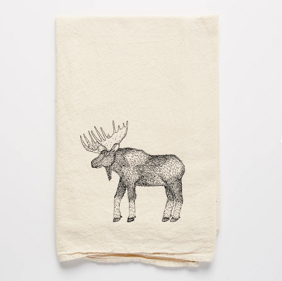 Flour Sack Towel - Moose