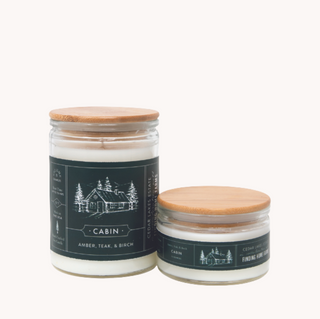 Bamboo Top Cabin Candle